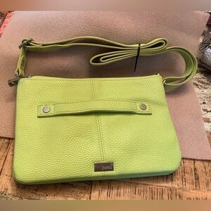 THIRTY-ONE Jewell Street Style Lime Green Citrus Pebble Purse, Brand New!